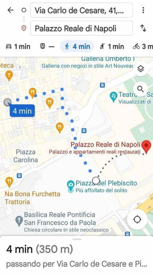 Traversa Toledo, Intero Appartamento Al Plebiscito Naples Luaran gambar